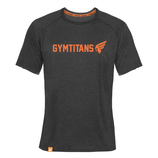 'TITAN' MENS T-SHIRT - CHARCOAL
