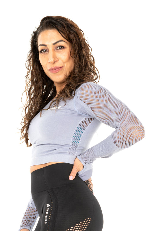 ARTEMIS LONG SLEEVE CROP TOP