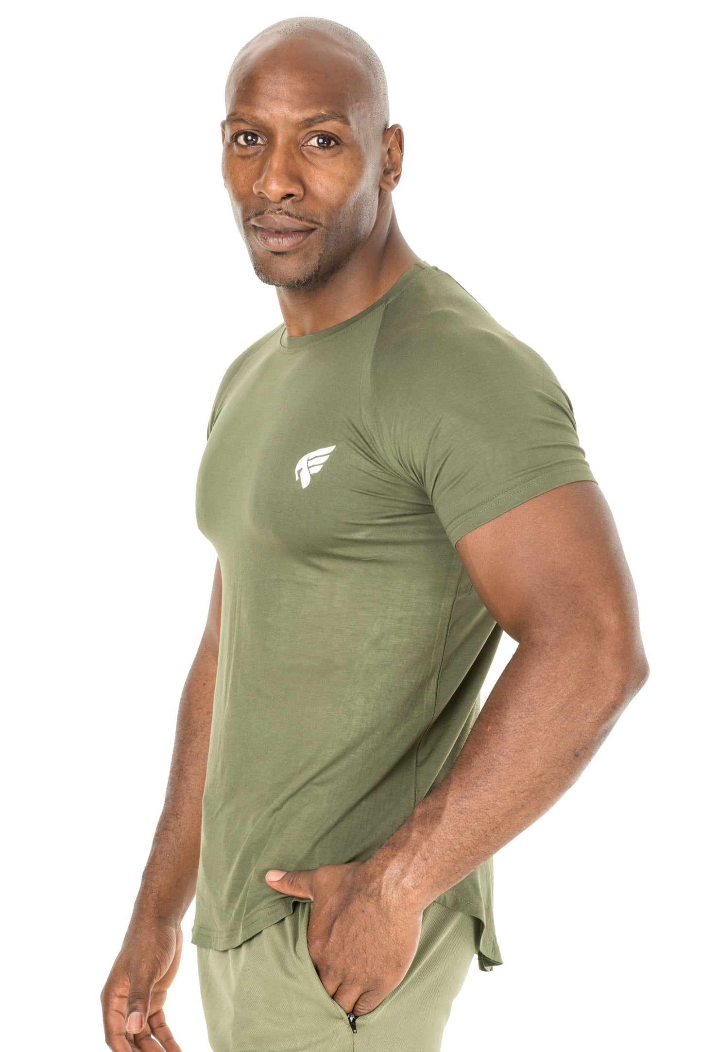 CRIUS LIGHTWEIGHT MENS T-SHIRT - KHAKI