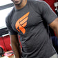 'TITAN' MENS T-SHIRT - CHARCOAL