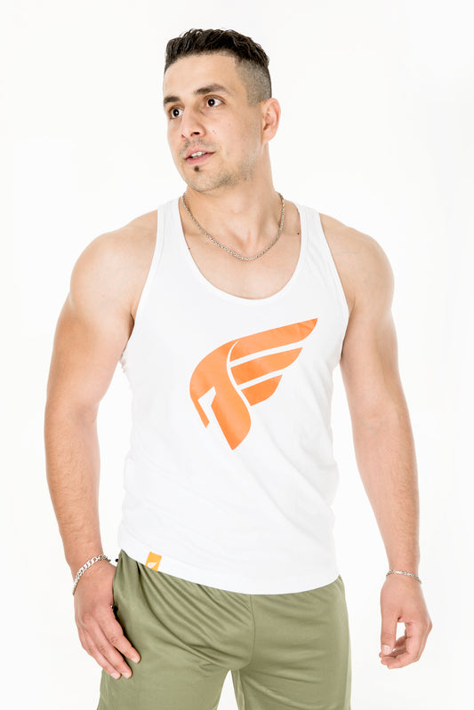 'TITAN' MEN'S TANK TOP - WHITE
