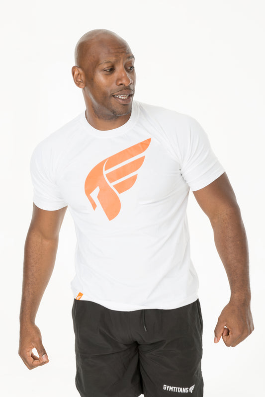 'TITAN' MENS T-SHIRT - WHITE