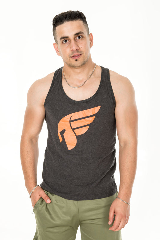 'TITAN' MEN'S TANK TOP - CHARCOAL