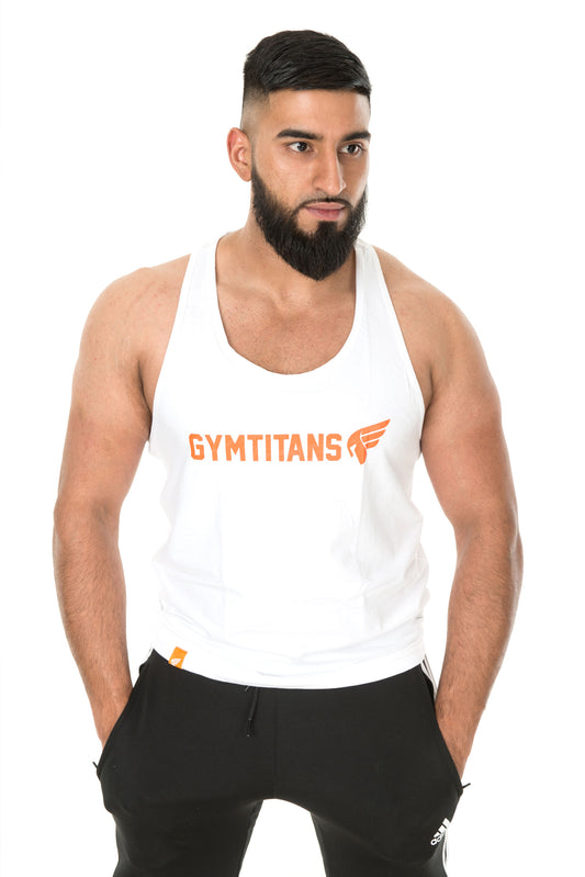 'TITAN' MEN'S TANK TOP - WHITE