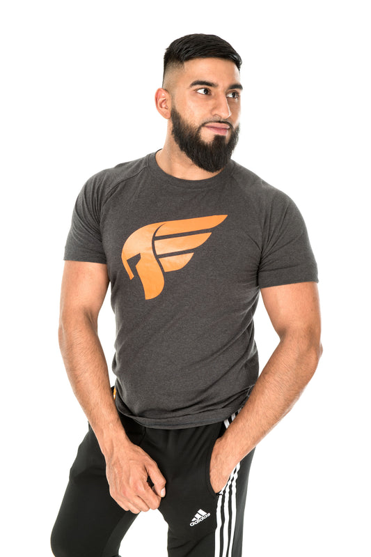 'TITAN' MENS T-SHIRT - CHARCOAL